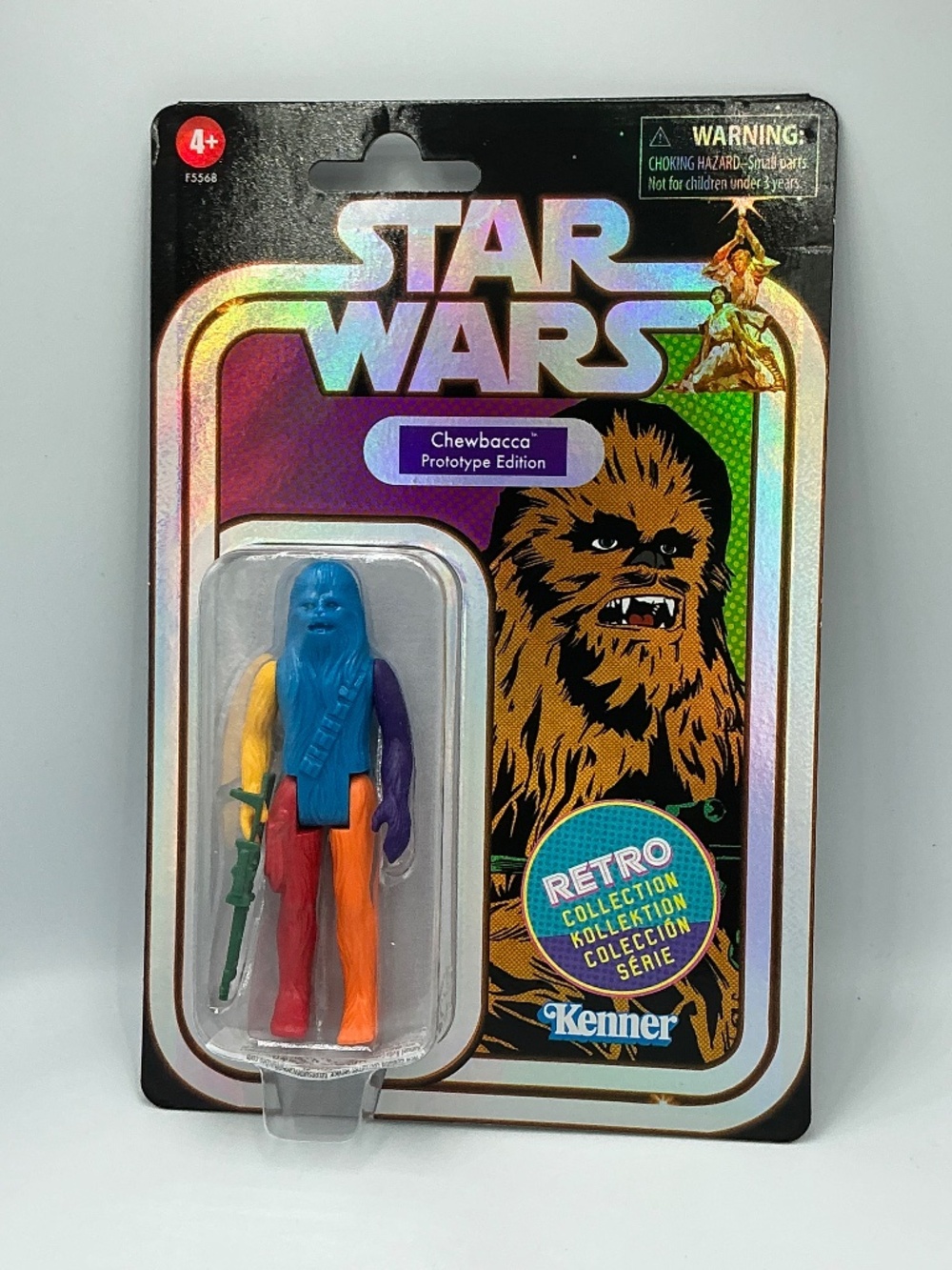 Star Wars Chewbacca Retro Collection Blue Body Prototype Edition Action Figure